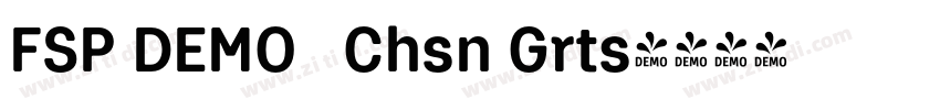 FSP DEMO   Chsn Grts字体转换